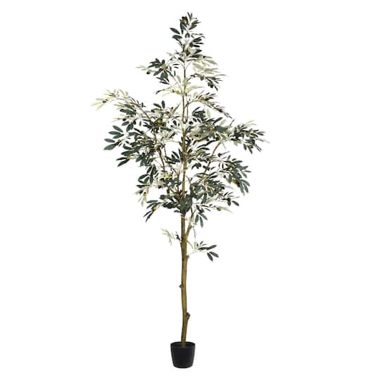 7Ft Potted Olive Tree By Vickerman in Green | 7 ft | Michaels®